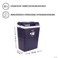 Термоэлектрический автохолодильник Tesler TCF-2212 - Превью изображения №5 — Интернет-магазин Time-Shop