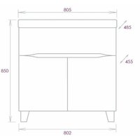 Onika Тумба под умывальник Стрим 80 (108059) - Превью изображения №7 — Интернет-магазин Time-Shop