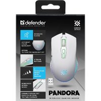 Игровая мышь Defender Pandora GM-502 (белый) - Превью изображения №4 — Интернет-магазин Time-Shop