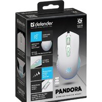 Игровая мышь Defender Pandora GM-502 (белый) - Превью изображения №3 — Интернет-магазин Time-Shop