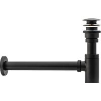 Сифон Rea Klik-Klak A5215 (черный матовый) - Превью изображения №2 — Интернет-магазин Time-Shop