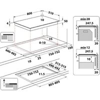 Варочная панель Whirlpool WTX8015DCF - Превью изображения №2 — Интернет-магазин Time-Shop