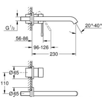 Смеситель Grohe Essence New 19967001 (хром) - Превью изображения №2 — Интернет-магазин Time-Shop