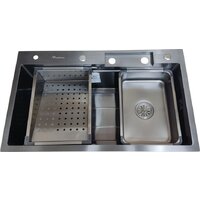 Кухонная мойка Diadonna DS7545B - Превью изображения №3 — Интернет-магазин Time-Shop