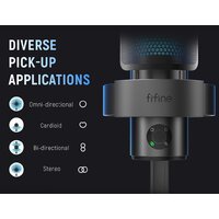 Проводной микрофон FIFINE A9 (черный) - Превью изображения №6 — Интернет-магазин Time-Shop