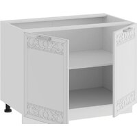 Шкаф напольный Трия Долорес 1Н8 (сноу) - Превью изображения №2 — Интернет-магазин Time-Shop
