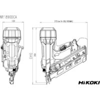 Гвоздезабиватель Hikoki NR1890DCAWQZ (с 2-мя АКБ, кейс) - Превью изображения №11 — Интернет-магазин Time-Shop