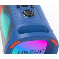 Беспроводная колонка URZUS Infinity (синий) - Превью изображения №4 — Интернет-магазин Time-Shop