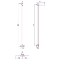 Полотенцесушитель Сунержа Лайк EU50 1200х50 03-0213-1200 - Превью изображения №3 — Интернет-магазин Time-Shop