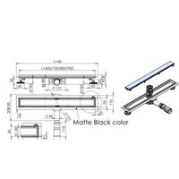 Трап/канал Roxen Supra Black 91050-50 - Превью изображения №8 — Интернет-магазин Time-Shop