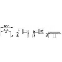 Держатель для туалетной бумаги Kaiser Oval KH-2040 - Превью изображения №2 — Интернет-магазин Time-Shop