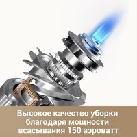 Пылесос Dreame Cordless Vacuum Cleaner R10 Pro Aqua - Превью изображения №6 — Интернет-магазин Time-Shop