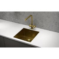 Кухонная мойка Granula GR-4445U (золото сатин) - Превью изображения №2 — Интернет-магазин Time-Shop