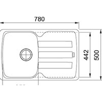 Кухонная мойка Franke Antea AZG 611-78 (серый) - Превью изображения №2 — Интернет-магазин Time-Shop