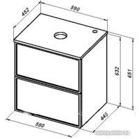  Aquanet Тумба под умывальник Арт 60 313254 - Превью изображения №19 — Интернет-магазин Time-Shop