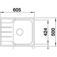 Кухонная мойка Blanco Lemis 45 S-IF Mini - Превью изображения №3 — Интернет-магазин Time-Shop