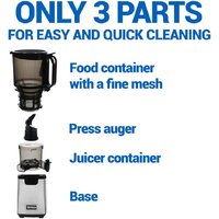 Соковыжималка Tesla Electronics SlowJuicer SJ770 XXL - Превью изображения №7 — Интернет-магазин Time-Shop