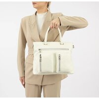 Женская сумка Poshete 845-SR20143OL-LBG (светло-бежевый) - Превью изображения №6 — Интернет-магазин Time-Shop