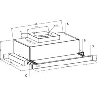 Кухонная вытяжка LEX Hermes G 600 Black - Превью изображения №2 — Интернет-магазин Time-Shop