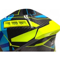 Мотошлем AIM RH855 Carbon Razor RH855R-DYB-L (L, желтый/синий) - Превью изображения №8 — Интернет-магазин Time-Shop