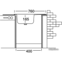 Кухонная мойка Kromevye ЕС 240 D - Превью изображения №2 — Интернет-магазин Time-Shop
