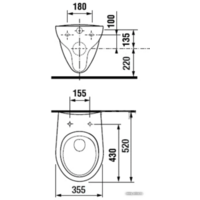 Унитаз подвесной Roca Mateo [893100010] - Превью изображения №8 — Интернет-магазин Time-Shop