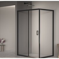 Душевой уголок RGW PA-245B 410824590-14 90x100 (черный/прозрачное стекло) - Превью изображения №1 — Интернет-магазин Time-Shop