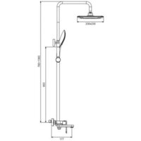 Душевая система  Gappo G2448-9 - Превью изображения №2 — Интернет-магазин Time-Shop