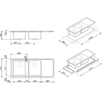 Кухонная мойка Smeg LFT116D - Превью изображения №4 — Интернет-магазин Time-Shop
