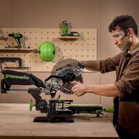 Торцовочная пила Greenworks GD24MS216 1501707UG (с 1-им АКБ) - Превью изображения №18 — Интернет-магазин Time-Shop