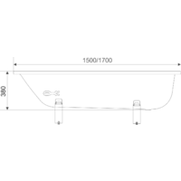Ванна White Wave Classic L-1700 170x75 - Превью изображения №3 — Интернет-магазин Time-Shop