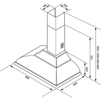 Кухонная вытяжка Smeg KC19AOE - Превью изображения №3 — Интернет-магазин Time-Shop