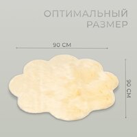 Ковер для жилой комнаты Mio Tesoro TBD0548659301G (90x90) - Превью изображения №4 — Интернет-магазин Time-Shop