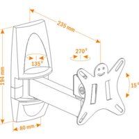 Кронштейн для телевизора Holder LCDS-5004 - Превью изображения №2 — Интернет-магазин Time-Shop