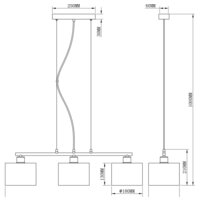 Подвесная люстра Moderli Room V2731-3P - Превью изображения №3 — Интернет-магазин Time-Shop