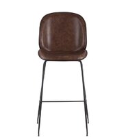 Стул Stool Group Турин 8319TB (экокожа коричневый/черные ножки) - Превью изображения №3 — Интернет-магазин Time-Shop