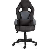 Игровое (геймерское) кресло TetChair Driver (флок/ткань, черный/серый) - Превью изображения №5 — Интернет-магазин Time-Shop