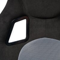 Игровое (геймерское) кресло TetChair Driver (флок/ткань, черный/серый) - Превью изображения №6 — Интернет-магазин Time-Shop