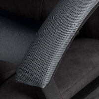 Игровое (геймерское) кресло TetChair Driver (флок/ткань, черный/серый) - Превью изображения №13 — Интернет-магазин Time-Shop