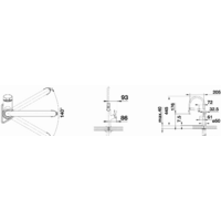 Смеситель Blanco Solenta-S Senso (рычаг справа, нержавеющая сталь) - Превью изображения №8 — Интернет-магазин Time-Shop