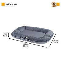 Лежак Ferplast Oscar 100 81096121 (серый) - Превью изображения №2 — Интернет-магазин Time-Shop