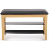 Банкетка Halmar ST-11 (черный/дуб натуральный) - Превью изображения №2 — Интернет-магазин Time-Shop