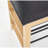 Банкетка Halmar ST-11 (черный/дуб натуральный) - Превью изображения №5 — Интернет-магазин Time-Shop