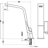 Смеситель TEKA Icon chrome [33.915.02.00] - Превью изображения №3 — Интернет-магазин Time-Shop