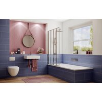 Стеклянная шторка для ванны Ambassador Bath Screens 16041111L 100 - Превью изображения №4 — Интернет-магазин Time-Shop