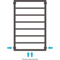Полотенцесушитель Сунержа Канцлер 800x500 30-0254-8050 - Превью изображения №4 — Интернет-магазин Time-Shop