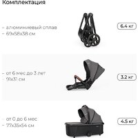 Универсальная коляска Tomix Selena 2в1 P02 (черный) - Превью изображения №32 — Интернет-магазин Time-Shop