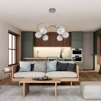 Подвесная люстра Escada 1110/6PL (хром) - Превью изображения №3 — Интернет-магазин Time-Shop