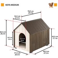 Будка Ferplast Koya Medium 87028200 - Превью изображения №6 — Интернет-магазин Time-Shop