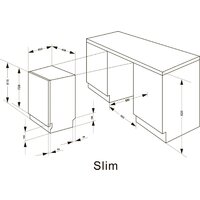 Встраиваемая посудомоечная машина Meferi MDW4563 Power - Превью изображения №22 — Интернет-магазин Time-Shop